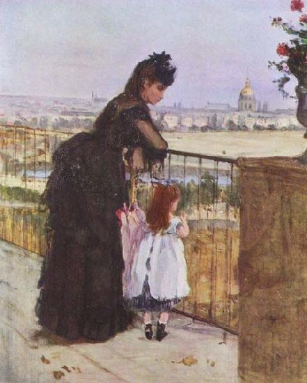 Berthe Morisot On the Balcony Germany oil painting art